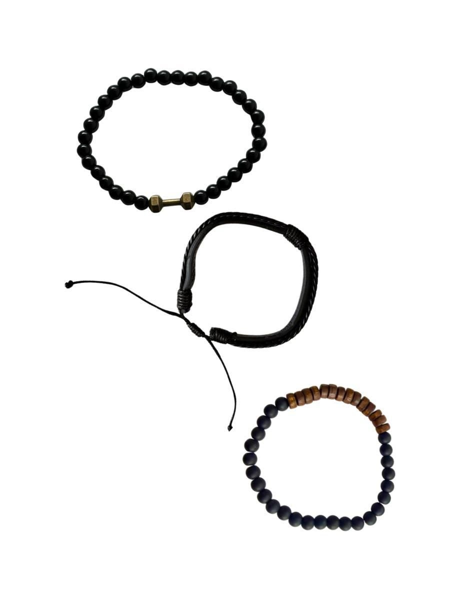Collar y pulsera circular 2
