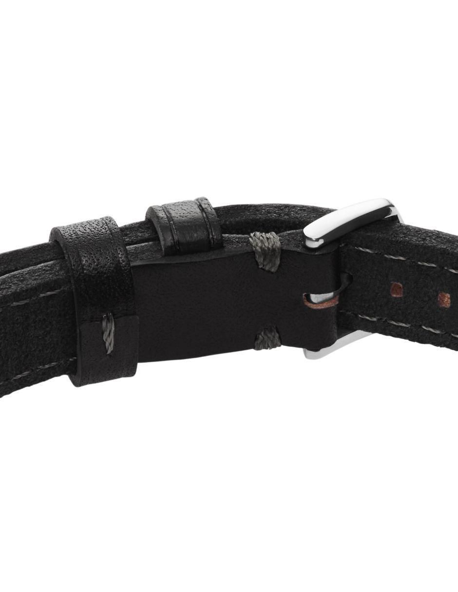 Pulsera de piel Machine acabado mate 4