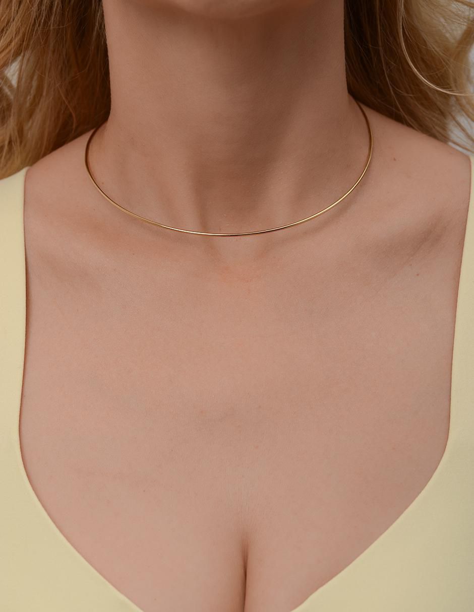 Collar de oro amarillo 14 k 3