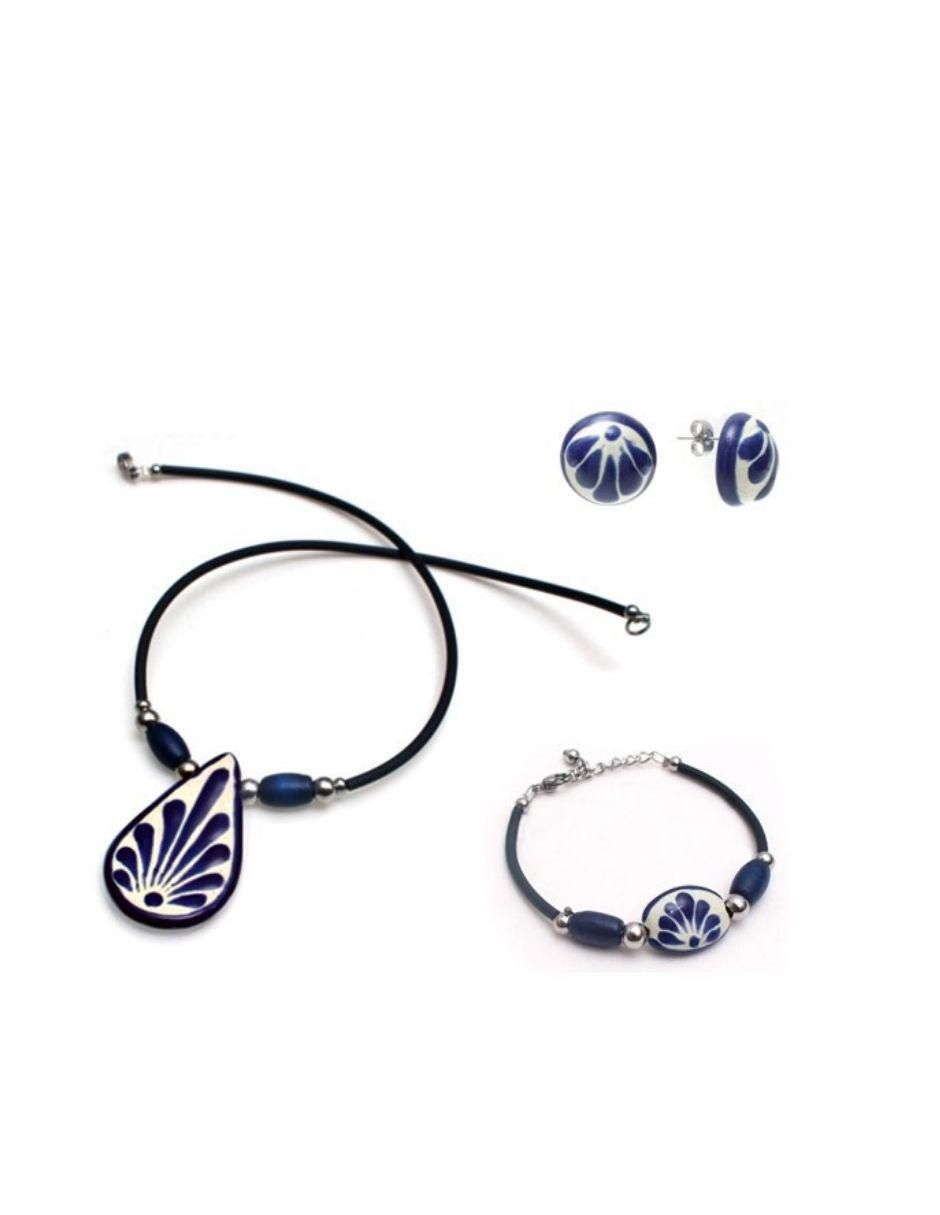Aretes, collar y pulsera 1